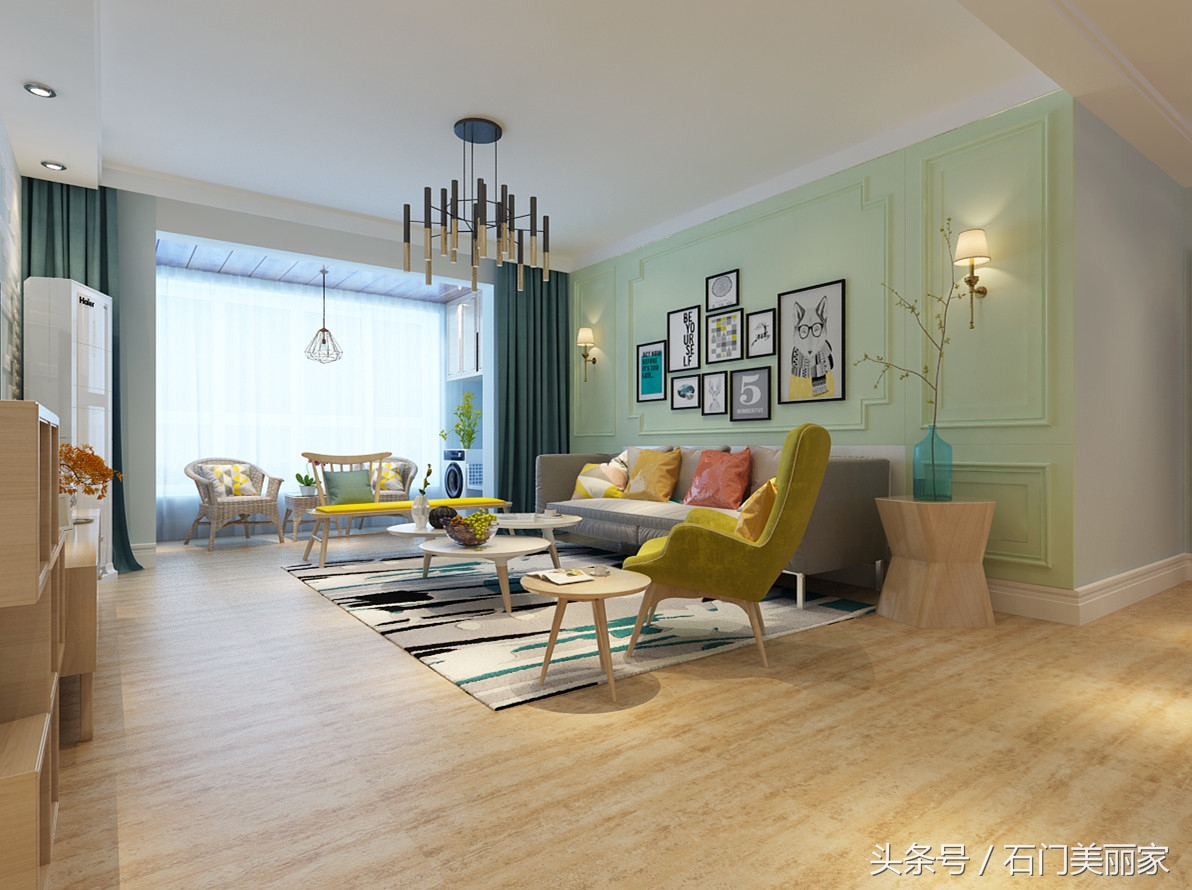 天海誉天下两室装修,天海誉天下二室户型