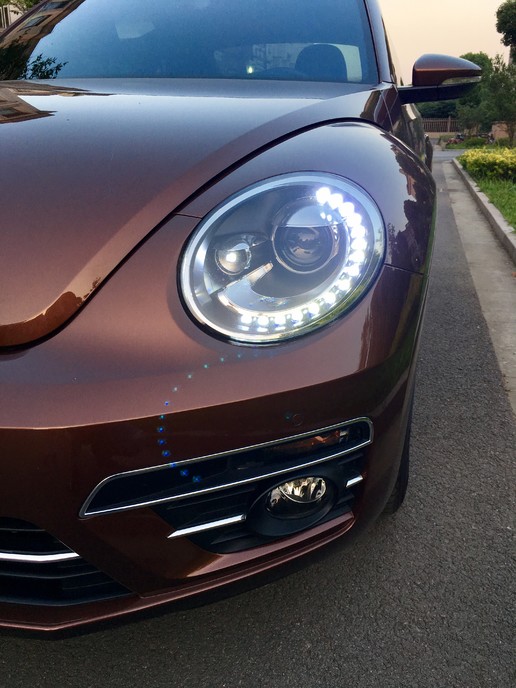 14年大众甲壳虫白色驾驶感受,新到17年大众甲壳虫