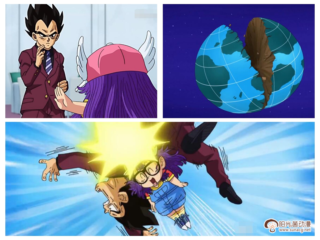 悟空vs阿拉蕾,龙珠悟空大战比克大魔王