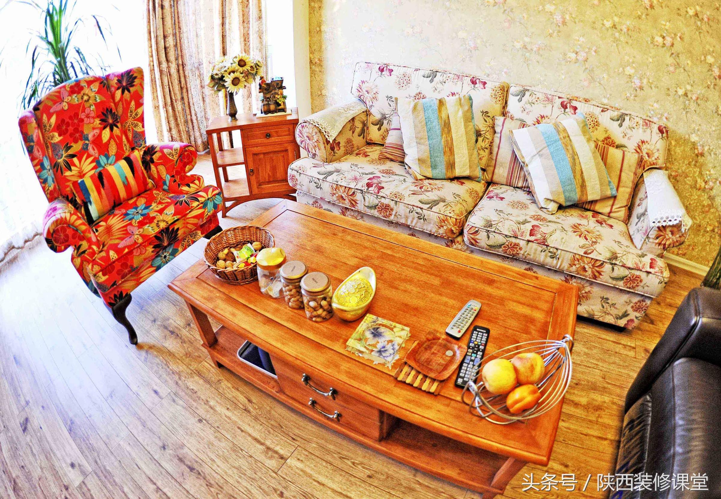 168平美式乡村复式住宅，全手工家具