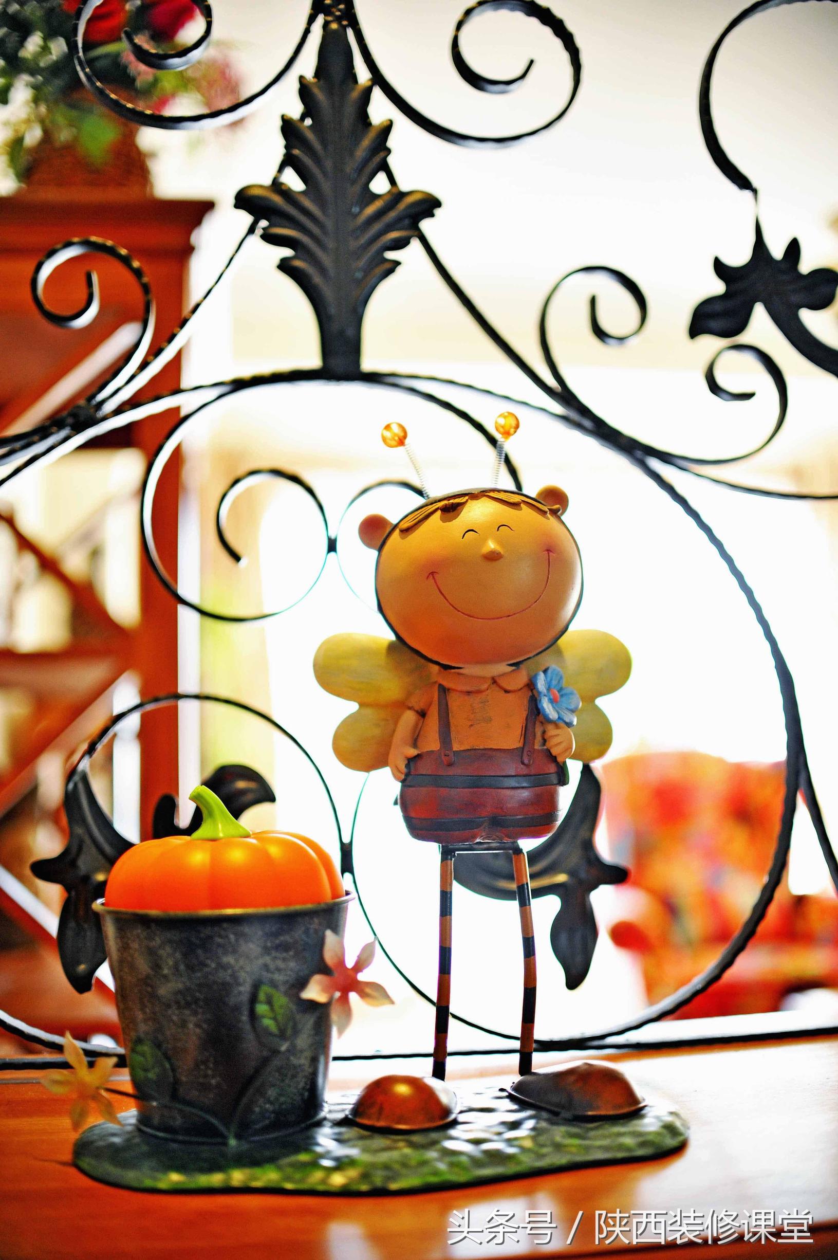 168平美式乡村复式住宅，全手工家具