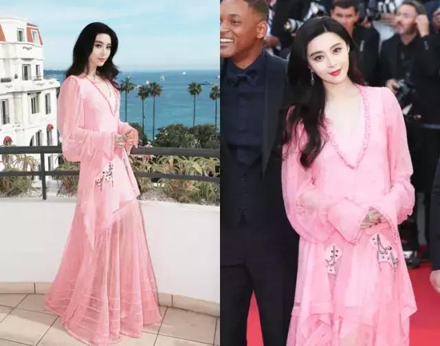 范冰冰和女明星撞衫,范冰冰李冰冰同场撞衫