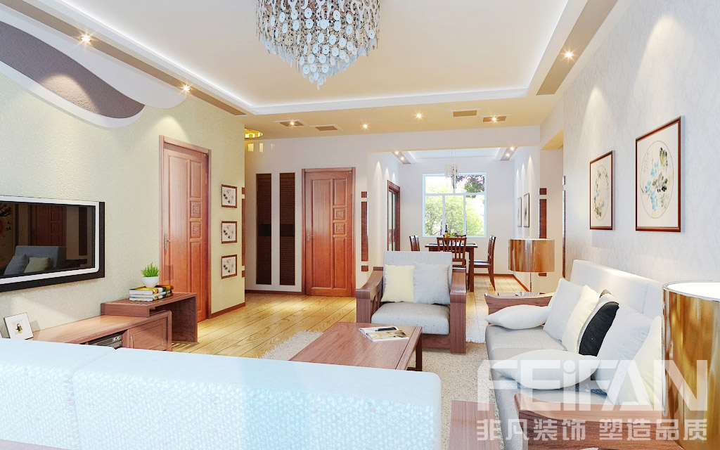 大庆非凡装修工厂店奥林小区装修效果图欣赏