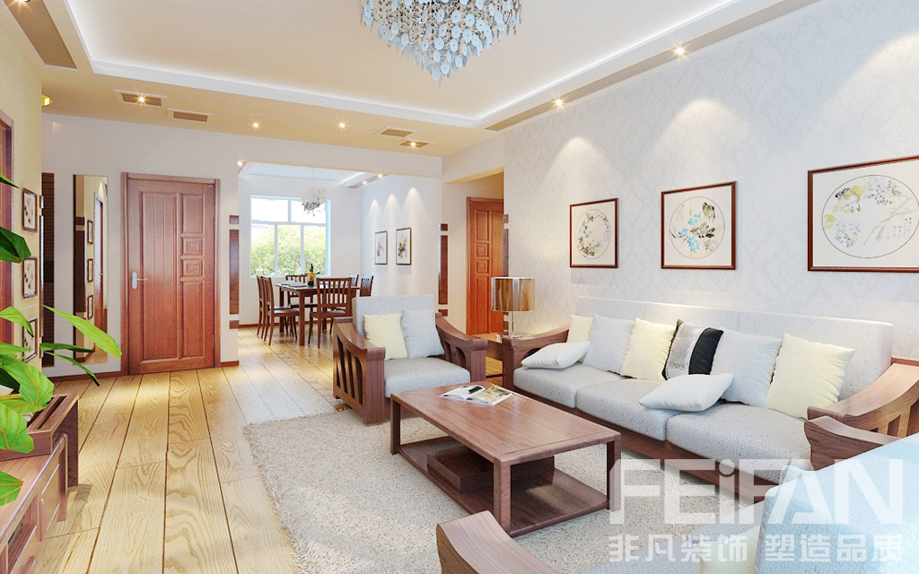 大庆非凡装修工厂店奥林小区装修效果图欣赏