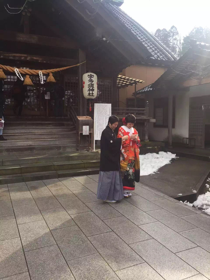 日本的冬天依旧色彩绚烂,冬季日本的冰雪阳光