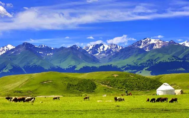 新疆南北疆大环线风景旅游专列,北京去新疆沿途风景