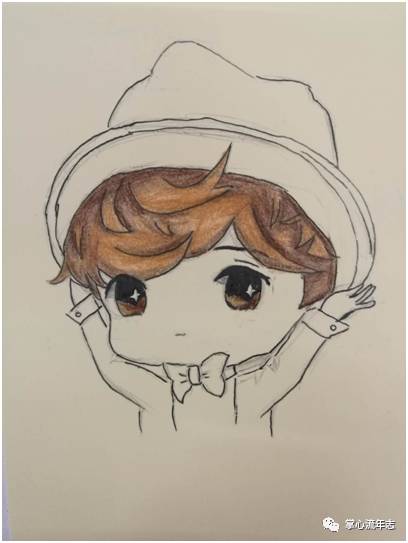 鹿晗可爱手绘,鹿晗手绘简单