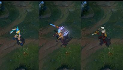 LOL锐雯三大皮肤评测，天使之刃QA竟是最强