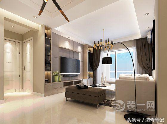 大连华润24城110平装修效果图,大连华润纯海岸装修风格