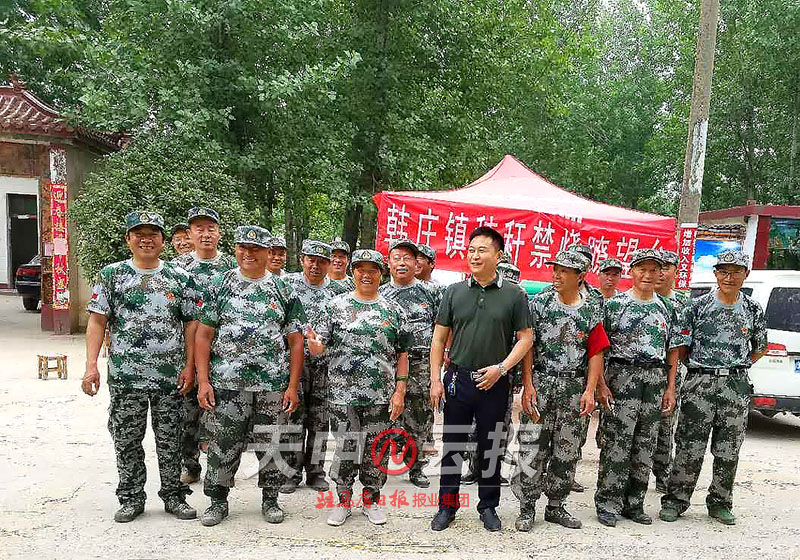 先生店乡抓好秸秆禁烧工作,河口镇严防死守抓秸秆禁烧