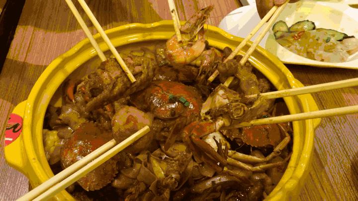 太原柳巷美食团购肉蟹煲,4个人团购套餐柳巷肉蟹煲