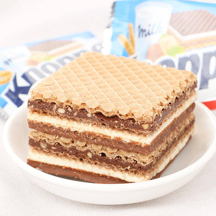 多种口味的威化饼,吃货主播吃威化饼