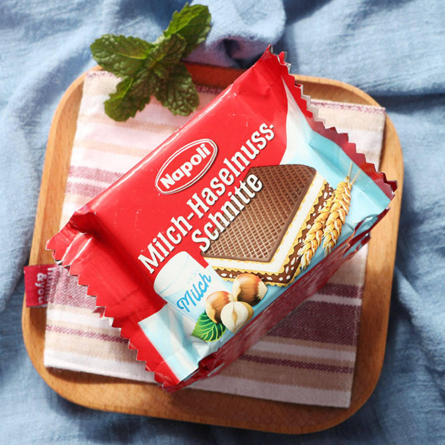 多种口味的威化饼,吃货主播吃威化饼