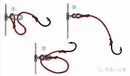 钓鱼串钩绑线技巧图解视频教程,鲫鱼串钩的绑法图解视频