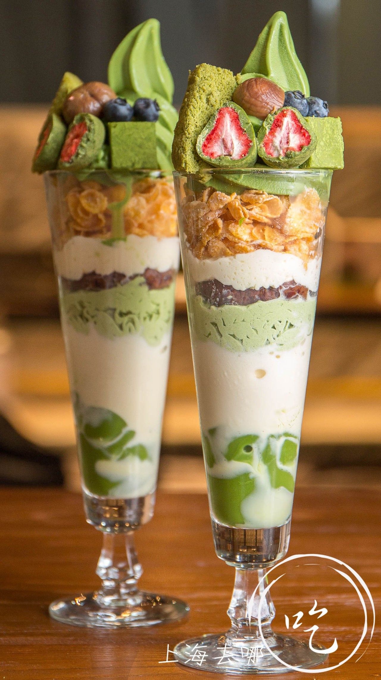 颜值*党**与抹茶控的终极绝杀！火爆ins的24k金箔冰淇淋终于来魔都啦！