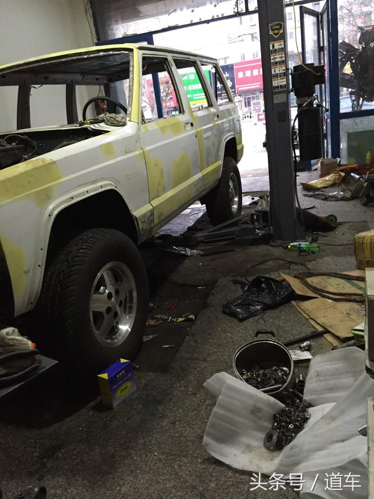 十几年的大切诺基老车整备,老款大切诺基全新车