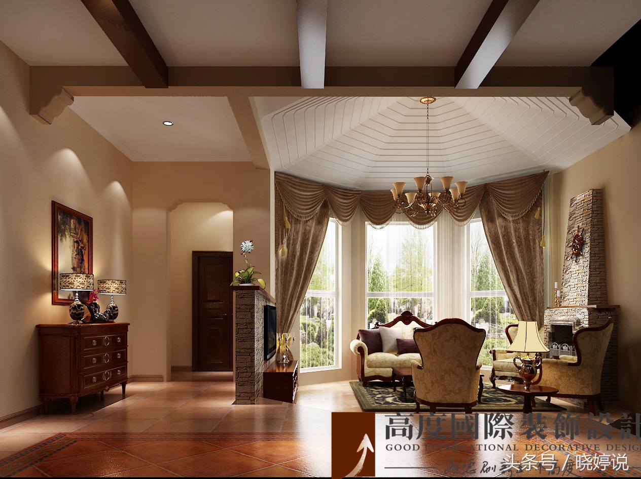 曲江紫汀苑280平托斯卡纳风，乡村的，简朴的，更是优雅的