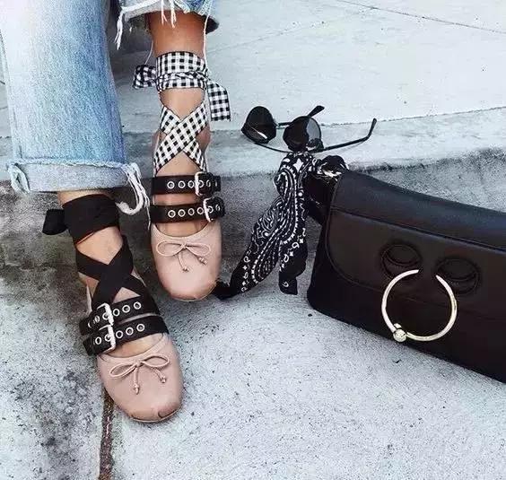 超级好看的芭蕾舞鞋,复古文艺芭蕾鞋