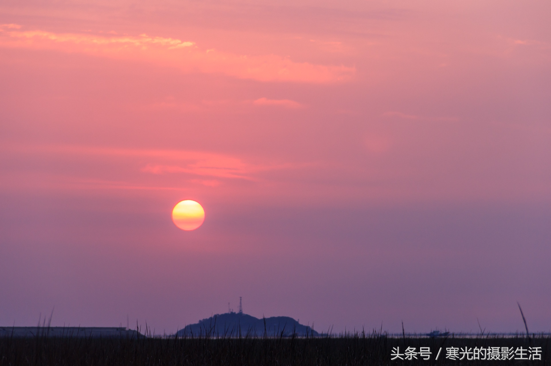 试用佳能入门单反18-135F3.5-5.6镜头拍摄日出