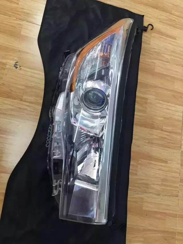 惠州新光源灯光升级‍，汉兰达原车灯发黄昏暗升级NHK德国版海五双光透镜！