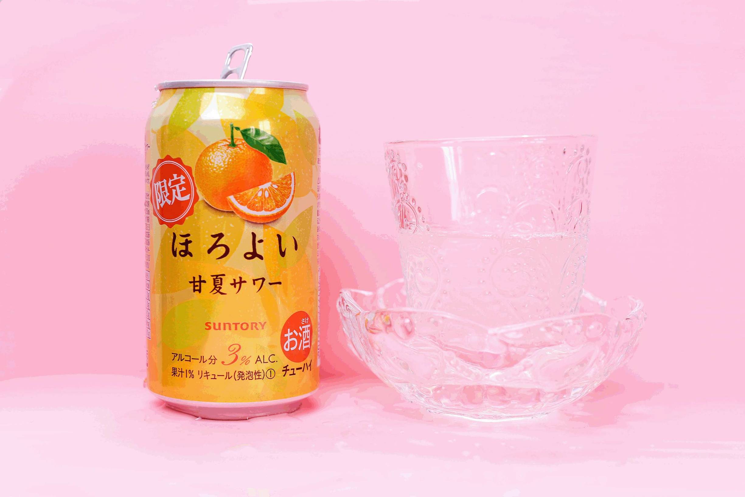 三得利气泡酒调酒,气泡果酒高颜值