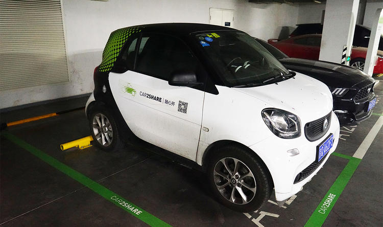 扫码的共享汽车,扫码式的共享汽车