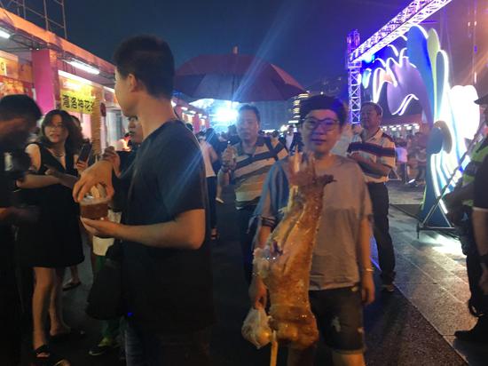 吴山广场杭州之夜,杭州夏夜游园会