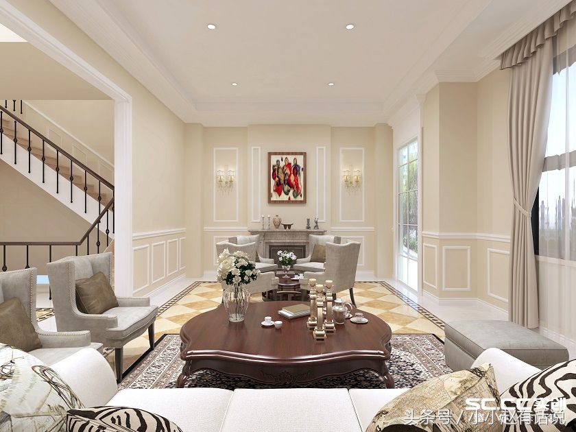 42万打造286㎡欧式风格别墅孔雀城大学里