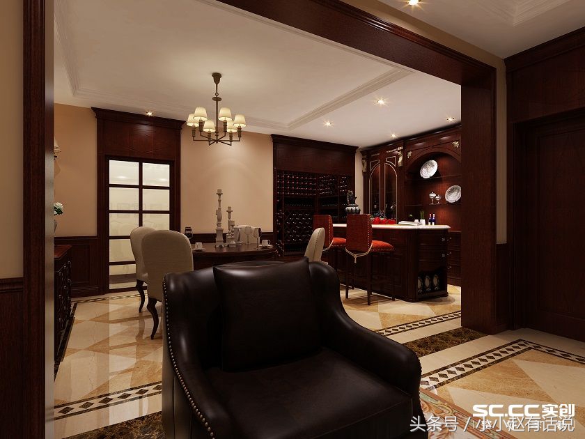 42万打造286㎡欧式风格别墅孔雀城大学里