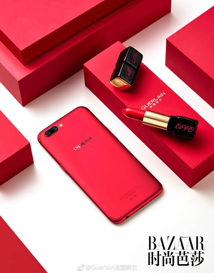 娇兰红心套盒,oppo热力红