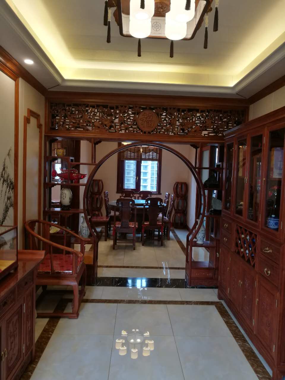 178平米红木家具装修,178平红木家具