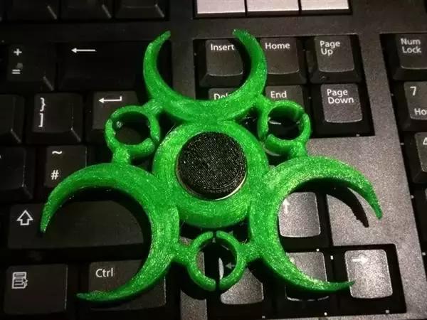 好玩的3d打印指尖陀螺,3d打印指尖陀螺蓝绿