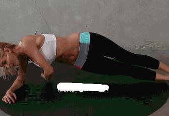 用平板支撑训练腰腹力量,腰腹力量训练平替