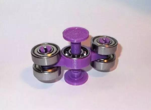 好玩的3d打印指尖陀螺,3d打印指尖陀螺蓝绿