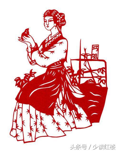 红楼梦金陵十二钗剪纸教学视频,剪纸金陵十二钗群芳图