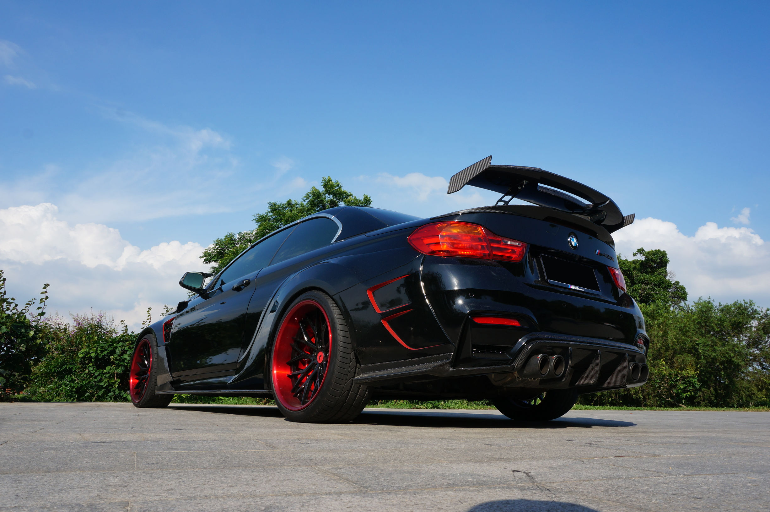 宝马428i运动套装改装黑武士,宝马428四门黑武士