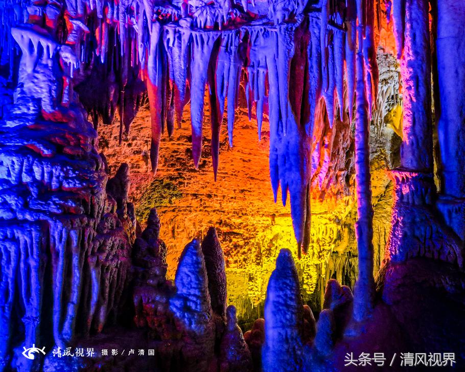 恩施玉龙洞全景图,湖北恩施千年古洞