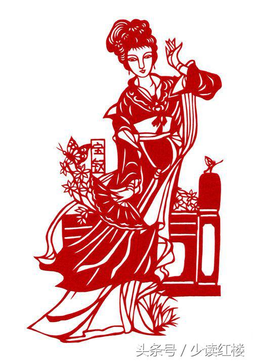 红楼梦金陵十二钗剪纸教学视频,剪纸金陵十二钗群芳图