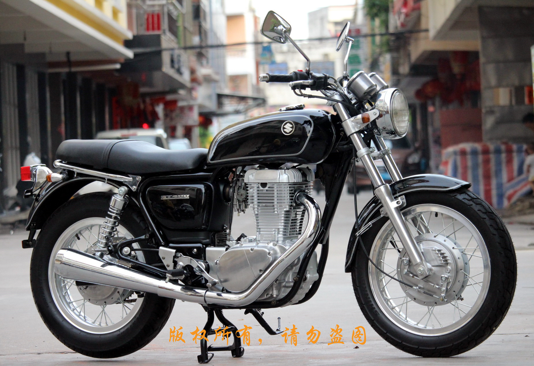 铃木400cc四缸老车街车,铃木400街车最新款