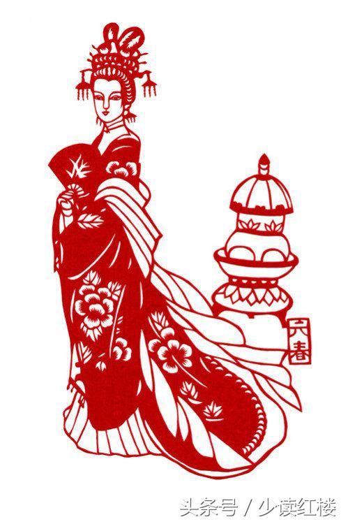 红楼梦金陵十二钗剪纸教学视频,剪纸金陵十二钗群芳图