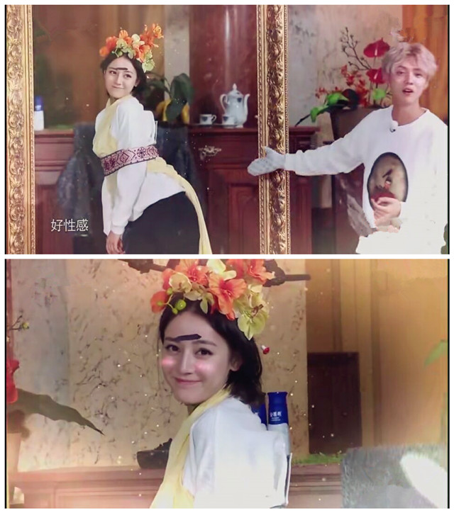 鹿晗热巴撩头,鹿晗热巴对视完整版