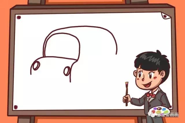 宝宝认识的交通工具简笔画,儿童简笔画入门小汽车0-3岁