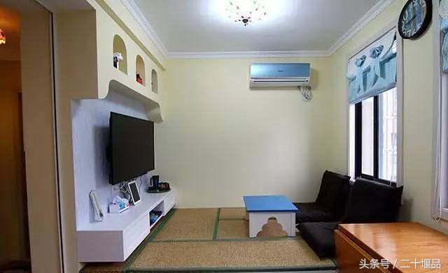 十堰兴丽城93平装修案例，电视背景墙和卧室的设计参观邻居都说漂亮