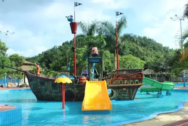 人均40多畅玩南海海洋亲子乐园,海盗船多人游戏
