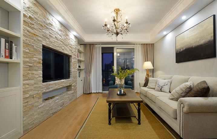 电视背景墙大理石花色,电视背景墙红砖元素欣赏