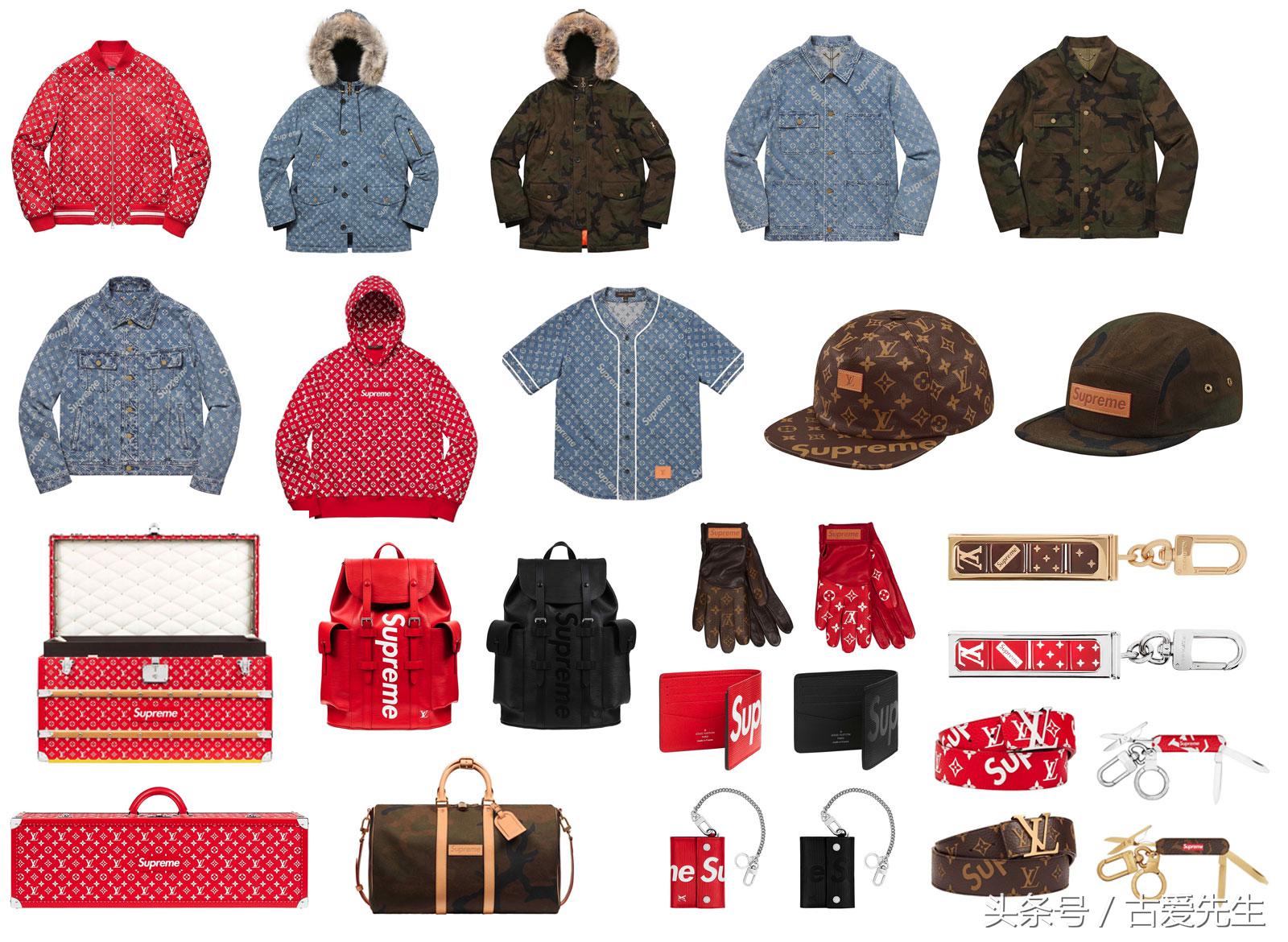 supreme x louis vuitton红色包限量多少 (supreme与lv联名黑色滑板)