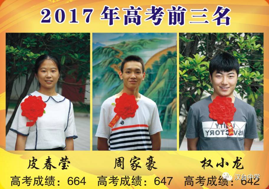 欢迎报考陕西省汉台中学,汉台中学优秀校友