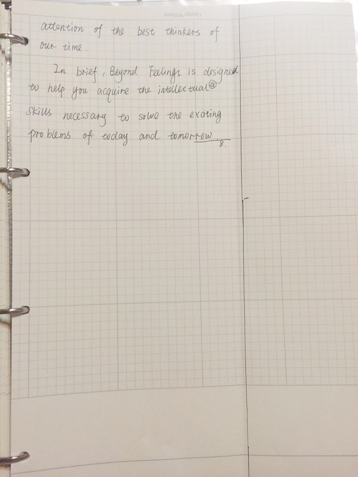 我决定手抄一本书，名叫BeyondFeelings