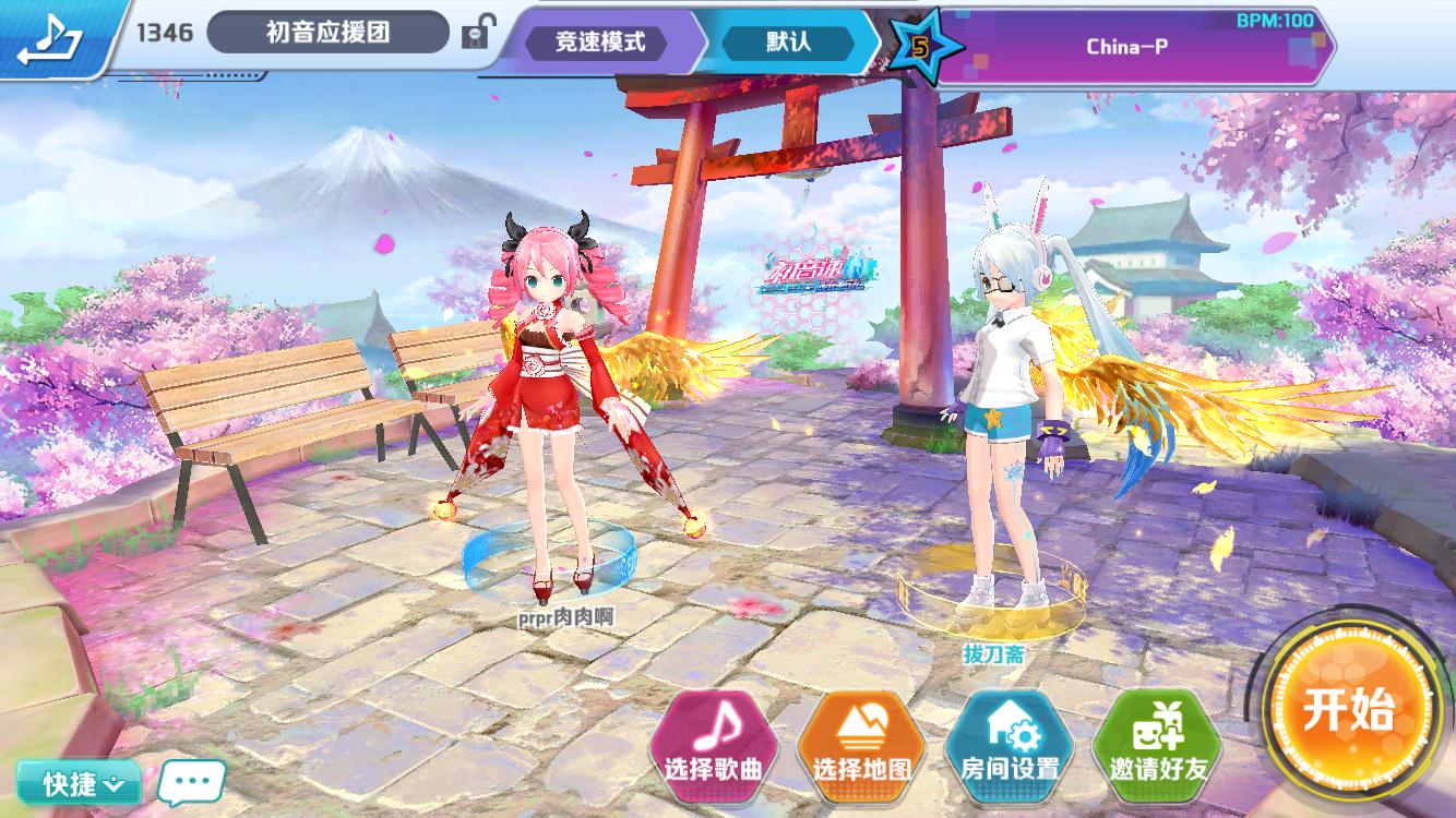 网易的初音未来手游,初音速初音未来