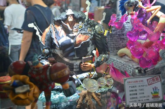 海贼王手办，动漫模型：妖都萤火虫漫展，好看好玩的东西好多